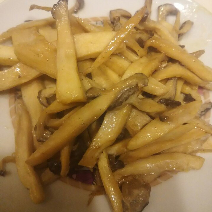 エリンギのバター醤油炒め